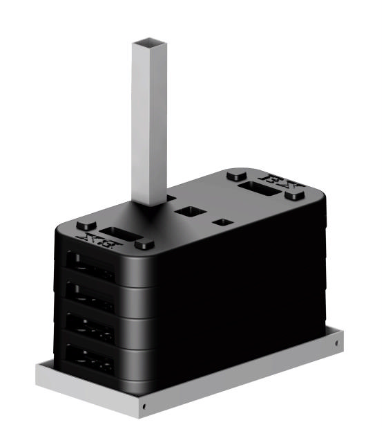 Stolpfot STABIL för övergångssignal R6+ 130kg