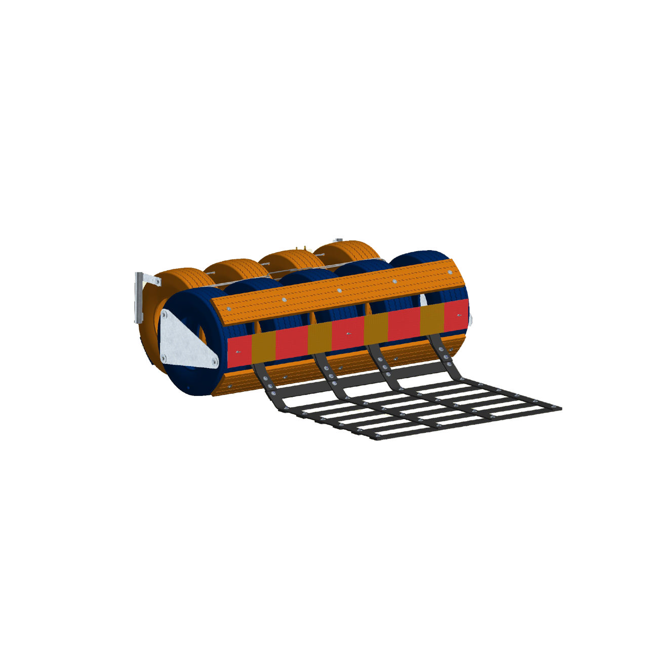 Buffert 100km/h blå/orange