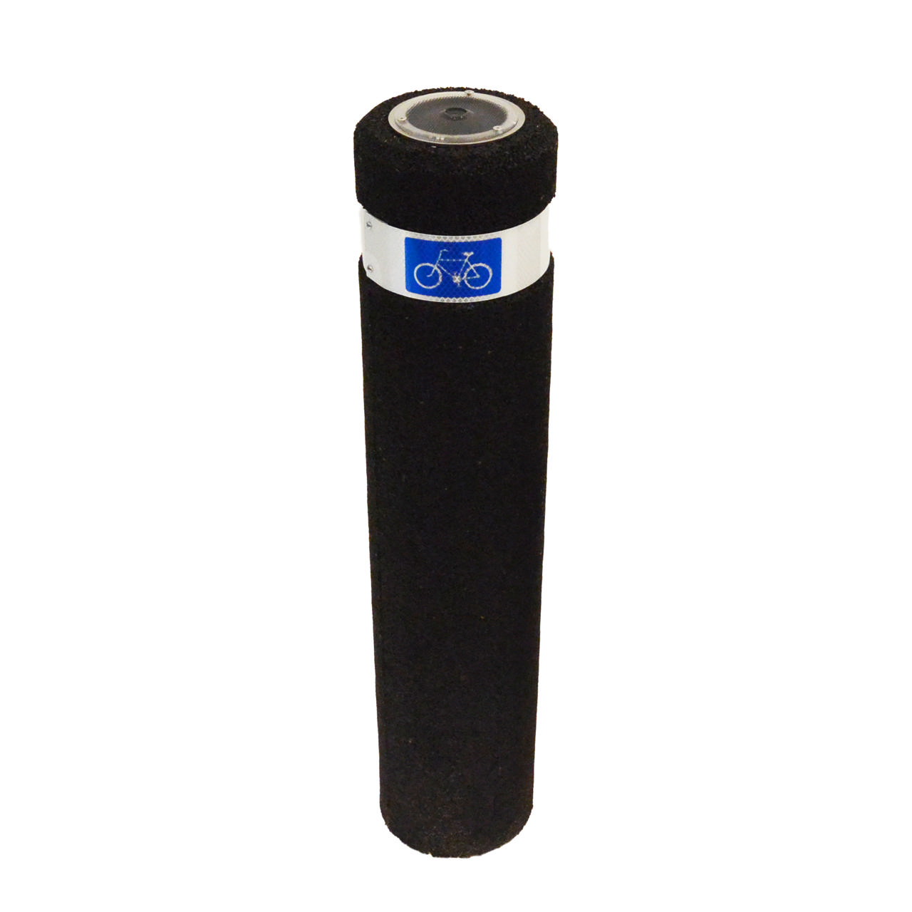 Pollare Solar LED med cykelsymbol