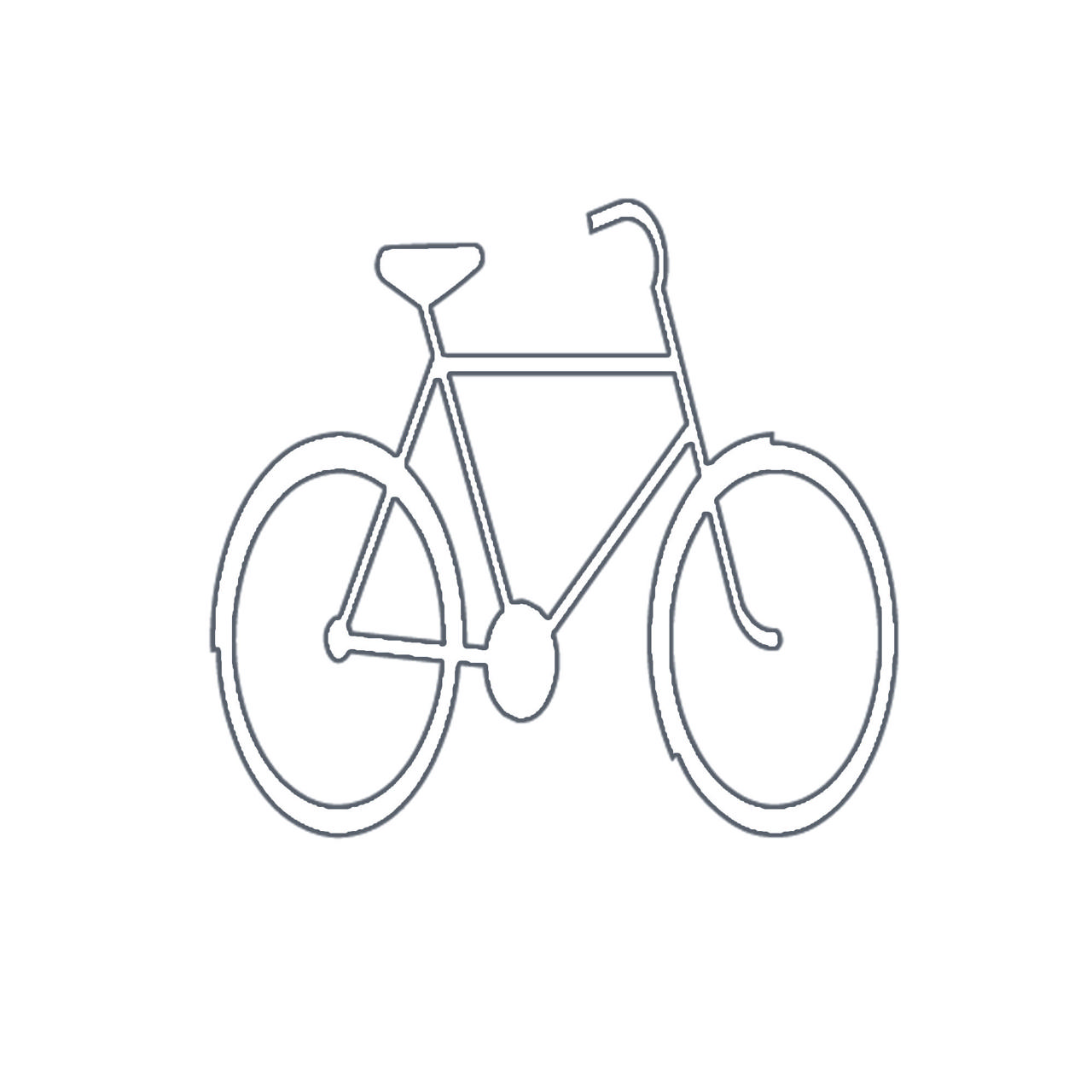 Cykelsymbol premark 1000x850mm 5st/förpackning