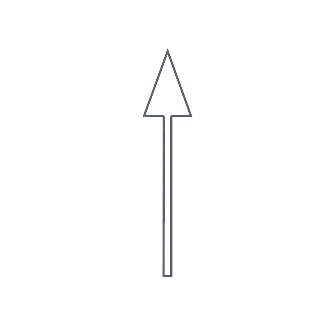Premark Pil rak Vit 5000mm 1st/förp.