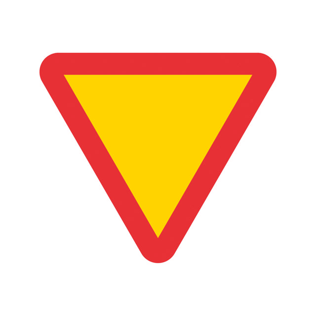 Väjning B1 Väjningsplikt