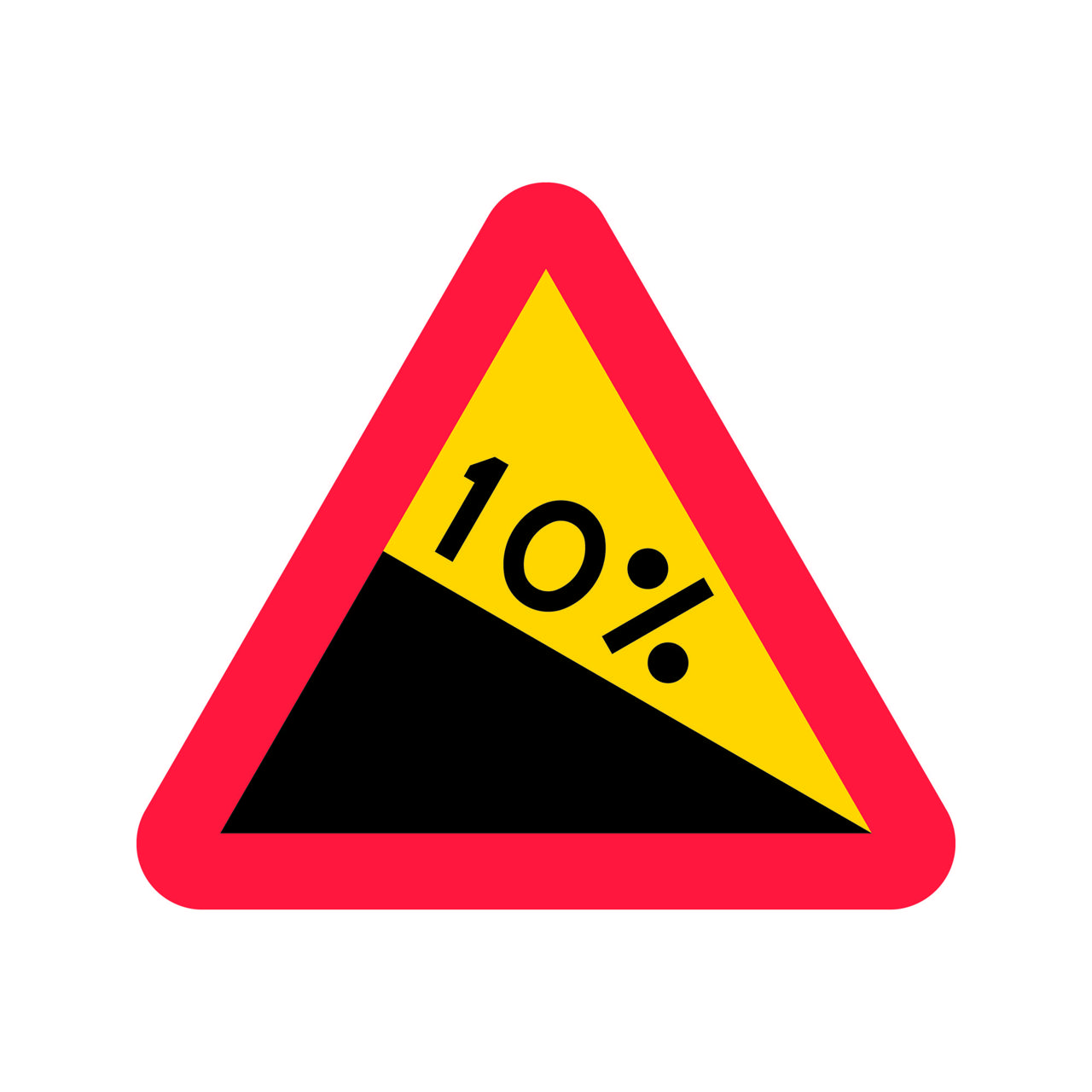 Varning A3 Nedförslutning