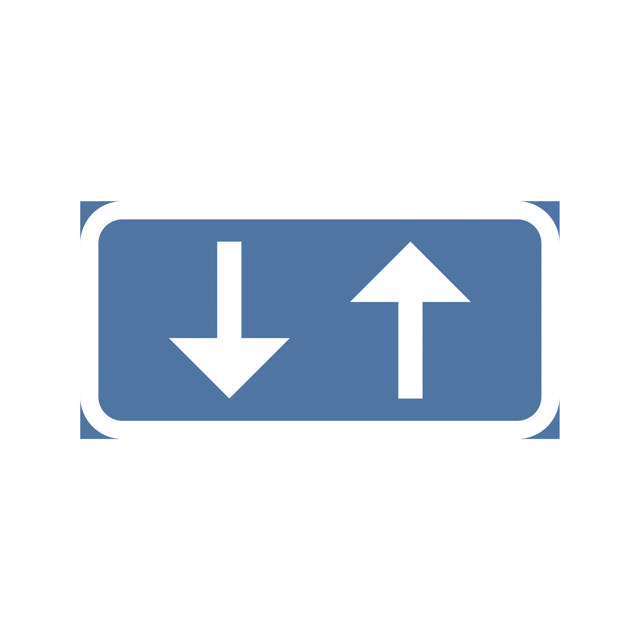 T-tavla T22 Dubbelvisande Trafik 400x200mm