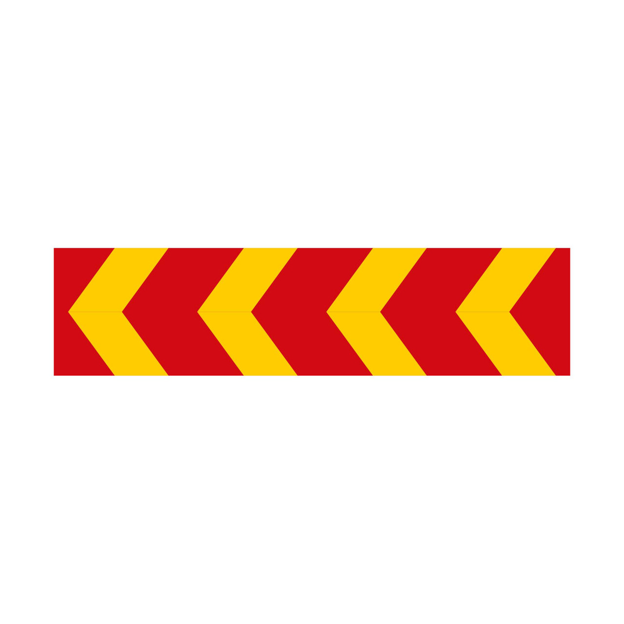 Markeringspil X1 röd/gul FL HR 2400x600mm