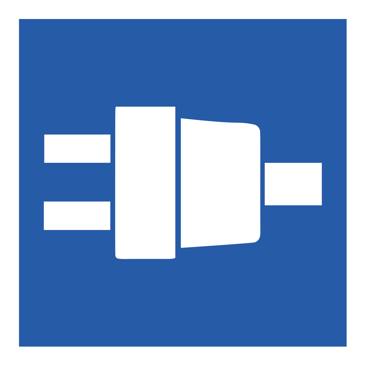 Eluttag för laddström